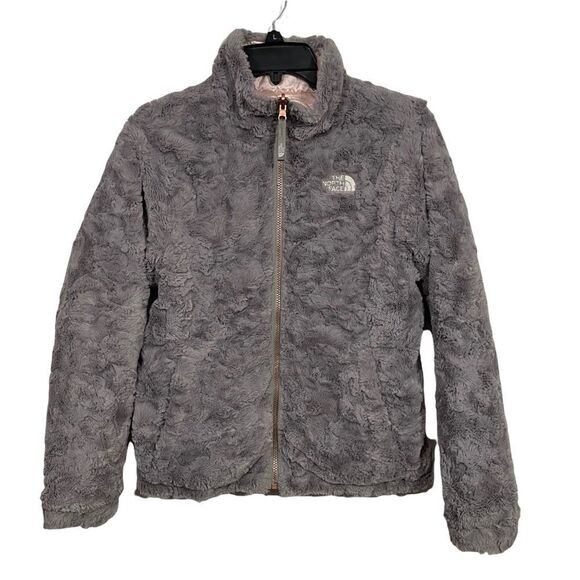 The North Face Reversible Grey Fleece Jacket - Picture 1 of 10